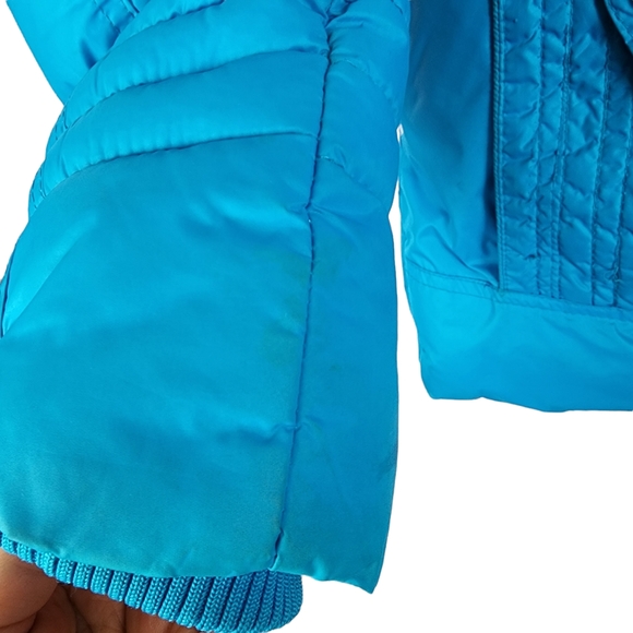 Adidas blue puffer jacket size L - Picture 6 of 11